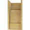 Ekena Millwork 10"W x 10"D x 20"H Wide New Brighton Rough Cedar Woodgrain TimberThane Corbel, Primed Tan CORUR10X10X20NEBRCPR - alternate 3